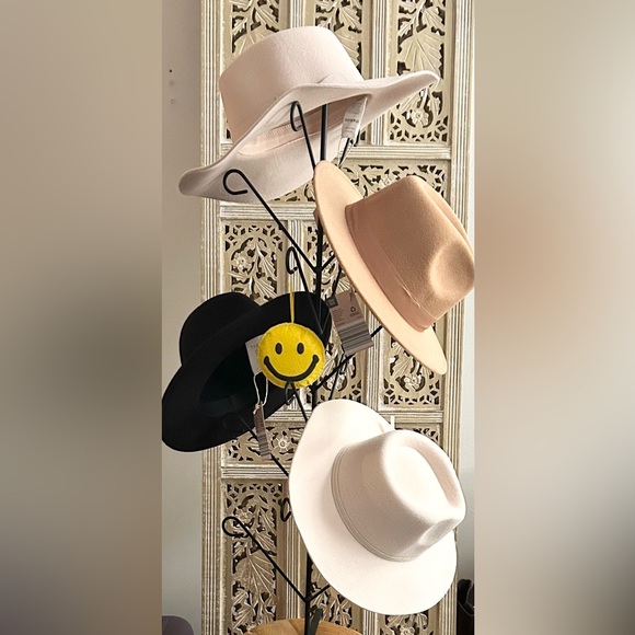 Serra Stetson Rancher Style Felt Hat Beige Crème Nude New with tag One size - Picture 5 of 6